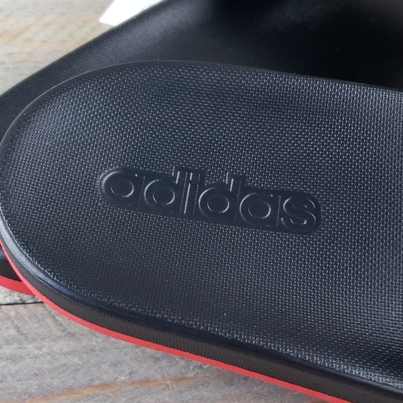 adidas Adilette Comfort Slides Sandals Floral - Picture 8 of 9